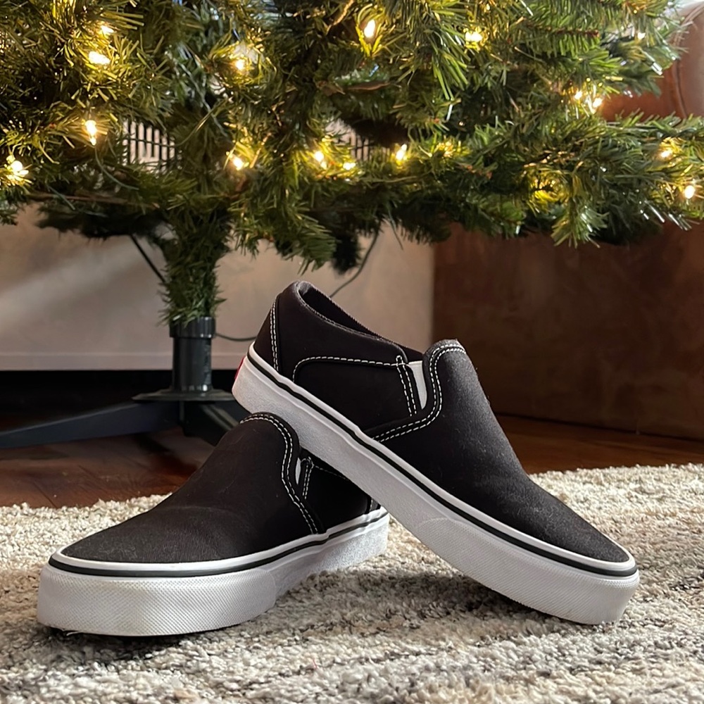 Black Slip on Vans
